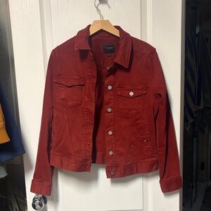 Women's Red Jean Jacket